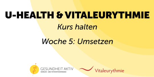 Vitaleurythmie beim Gesundheitsprogramm U-Health