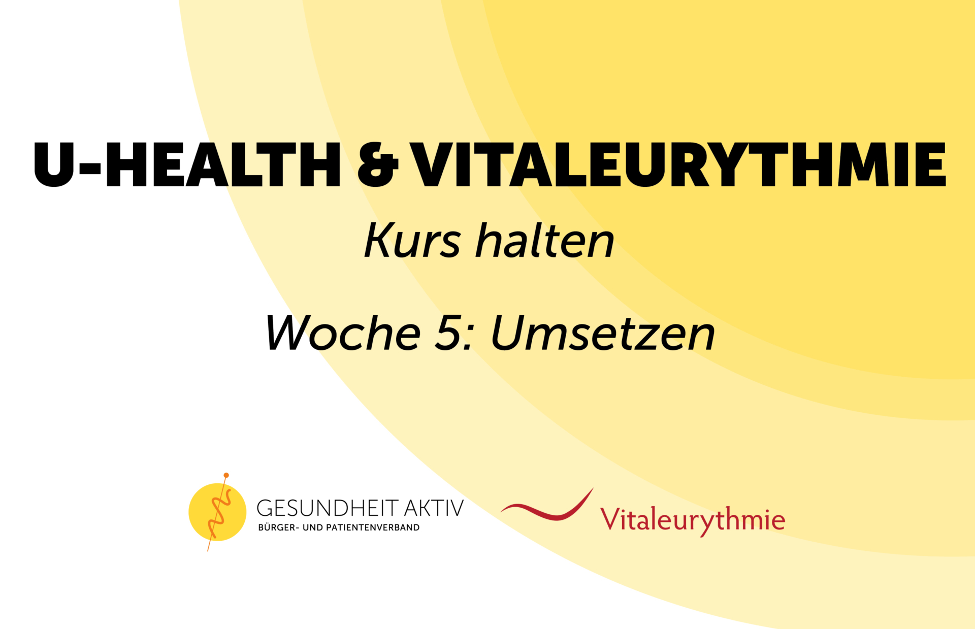 Vitaleurythmie beim Gesundheitsprogramm U-Health